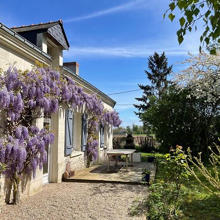Chambres D Hotes Avec Piscine Et Spa La Foliere Saumur Villebernier Bagian luar foto