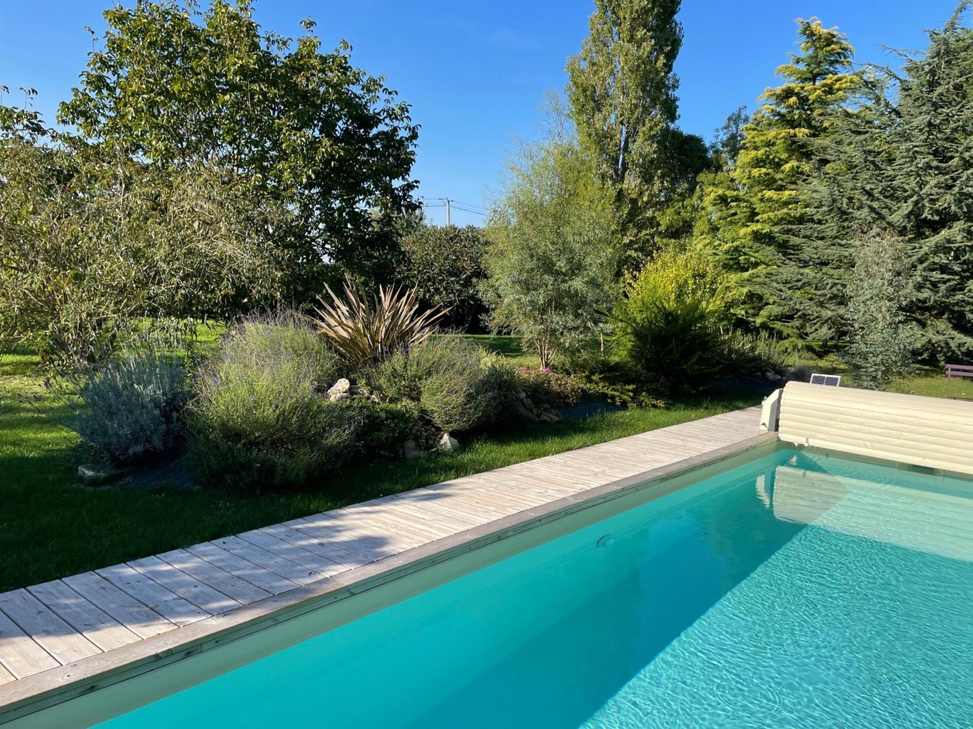 Chambres D Hotes Avec Piscine Et Spa La Foliere Saumur Villebernier Bagian luar foto