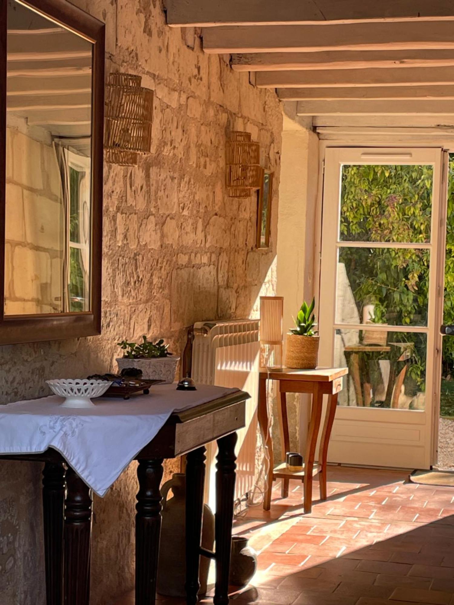 Chambres D Hotes Avec Piscine Et Spa La Foliere Saumur Villebernier Bagian luar foto